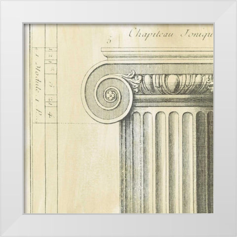 Decorative Elegance II White Modern Wood Framed Art Print by Harper, Ethan