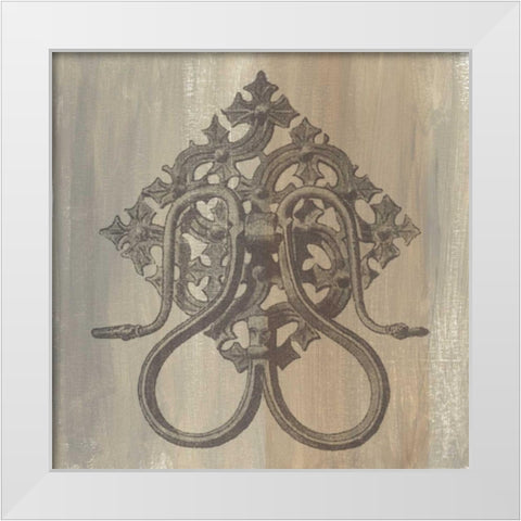Decorative Elegance III White Modern Wood Framed Art Print by Harper, Ethan