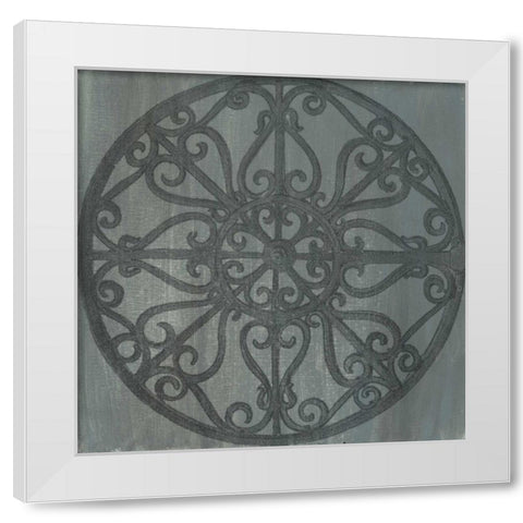 Decorative Elegance V White Modern Wood Framed Art Print by Harper, Ethan