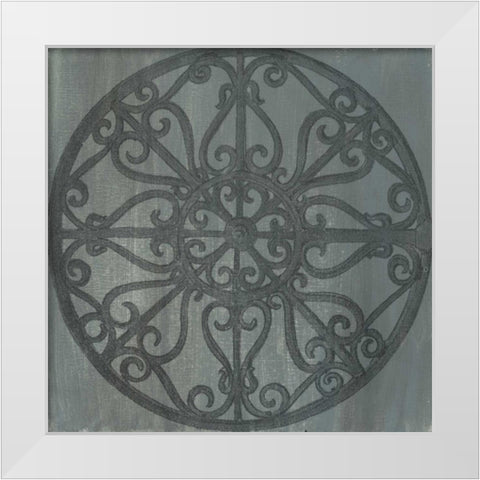 Decorative Elegance V White Modern Wood Framed Art Print by Harper, Ethan