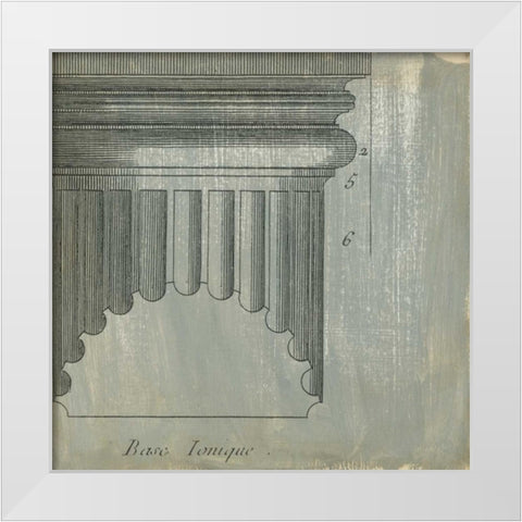 Decorative Elegance VI White Modern Wood Framed Art Print by Harper, Ethan