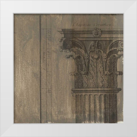 Decorative Elegance VIII White Modern Wood Framed Art Print by Harper, Ethan