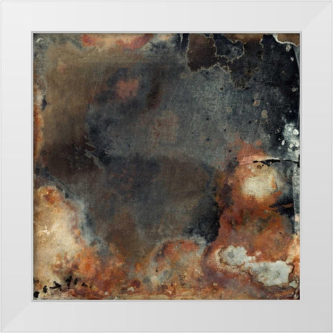 Pangea I White Modern Wood Framed Art Print by Archie, K.