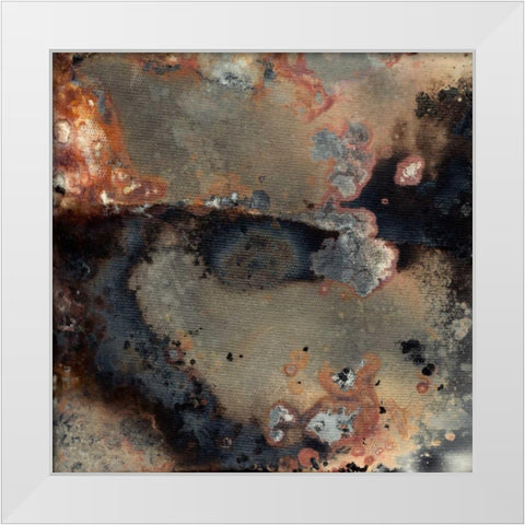 Pangea IV White Modern Wood Framed Art Print by Archie, K.