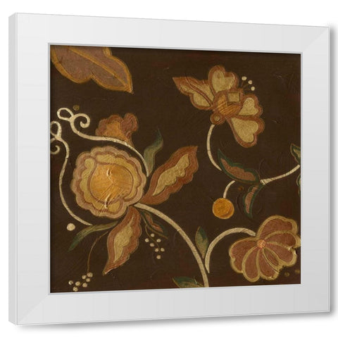 Vintage Kimono IV White Modern Wood Framed Art Print by Vess, June Erica