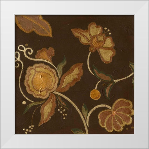 Vintage Kimono IV White Modern Wood Framed Art Print by Vess, June Erica