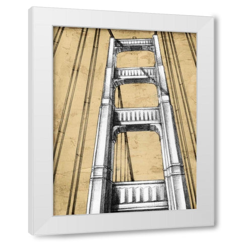 Modern Engineering II White Modern Wood Framed Art Print by Harper, Ethan