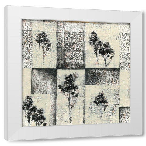 Toile Redone IV White Modern Wood Framed Art Print by Goldberger, Jennifer