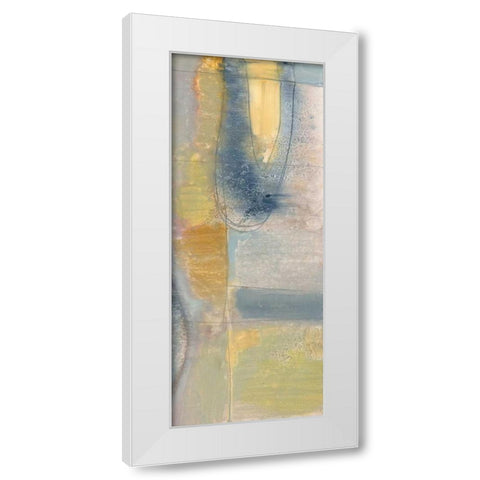 Pastel Fusion I White Modern Wood Framed Art Print by Goldberger, Jennifer