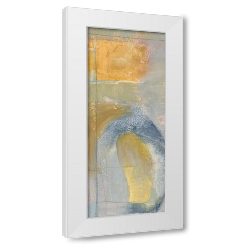 Pastel Fusion II White Modern Wood Framed Art Print by Goldberger, Jennifer