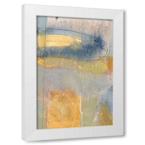 Pastel Fusion IV White Modern Wood Framed Art Print by Goldberger, Jennifer