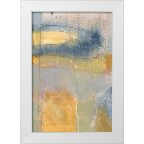 Pastel Fusion IV White Modern Wood Framed Art Print by Goldberger, Jennifer