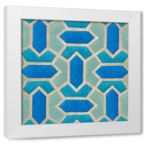 Brilliant Symmetry VIII White Modern Wood Framed Art Print by Zarris, Chariklia