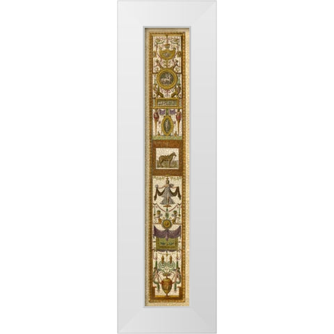 Raffaello Panel I White Modern Wood Framed Art Print by Raffaello