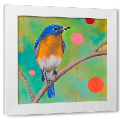 Mysteries of the Universe I White Modern Wood Framed Art Print by Evans, Bridget G.