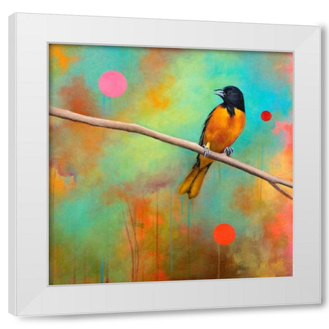 Mysteries of the Universe II White Modern Wood Framed Art Print by Evans, Bridget G.