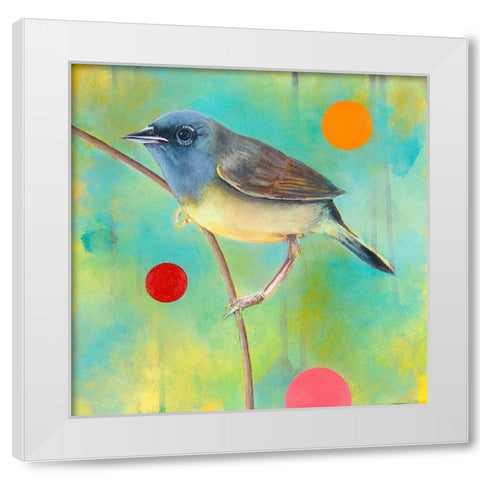 Mysteries of the Universe III White Modern Wood Framed Art Print by Evans, Bridget G.