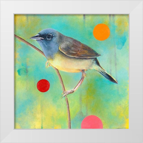 Mysteries of the Universe III White Modern Wood Framed Art Print by Evans, Bridget G.