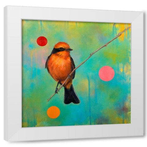 Mysteries of the Universe IV White Modern Wood Framed Art Print by Evans, Bridget G.