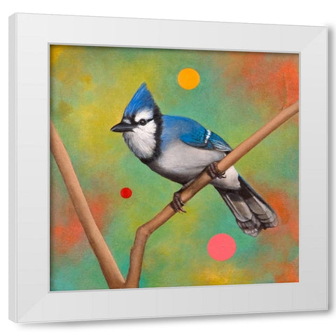 Mysteries of the Universe VI White Modern Wood Framed Art Print by Evans, Bridget G.