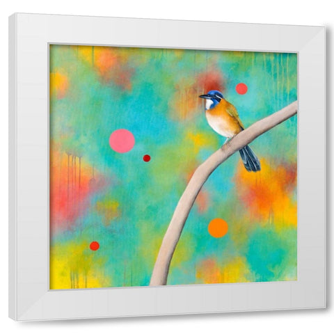 Mysteries of the Universe VIII White Modern Wood Framed Art Print by Evans, Bridget G.