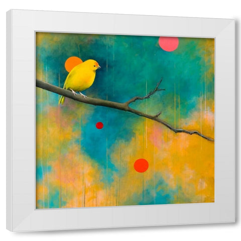 Mysteries of the Universe IX White Modern Wood Framed Art Print by Evans, Bridget G.