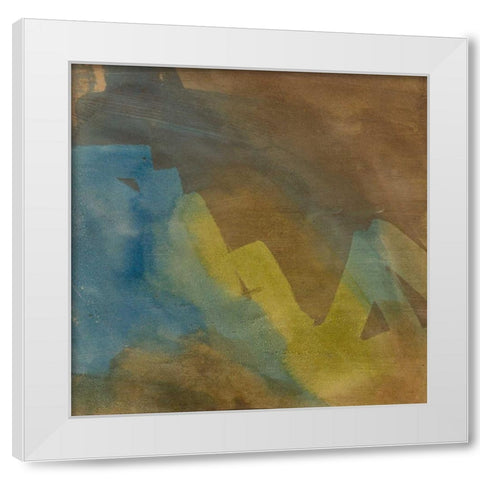 Mediterranean Impressions V White Modern Wood Framed Art Print by Meagher, Megan