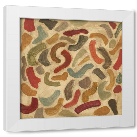 Exuberance II White Modern Wood Framed Art Print by Meagher, Megan