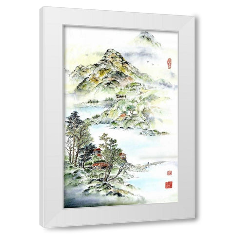 Coming Home White Modern Wood Framed Art Print by Rae, Nan