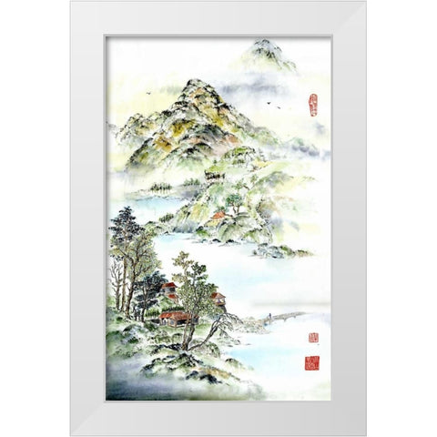 Coming Home White Modern Wood Framed Art Print by Rae, Nan