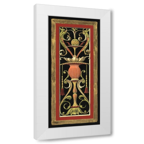 Parisian Panel II White Modern Wood Framed Art Print by Vision Studio