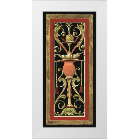 Parisian Panel II White Modern Wood Framed Art Print by Vision Studio