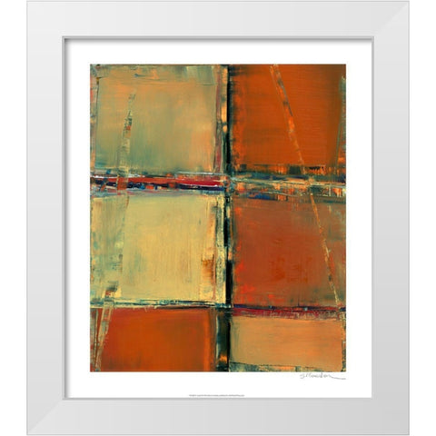 Aerial I White Modern Wood Framed Art Print by Gordon, Sharon