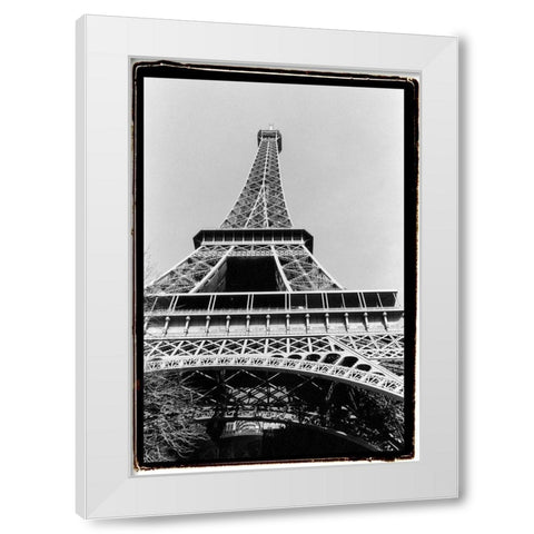 Tour Eiffel White Modern Wood Framed Art Print by DeNardo, Laura