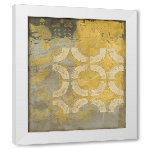 Honeysuckle II White Modern Wood Framed Art Print by Meagher, Megan