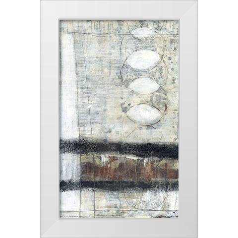 Dark into Light II White Modern Wood Framed Art Print by Goldberger, Jennifer