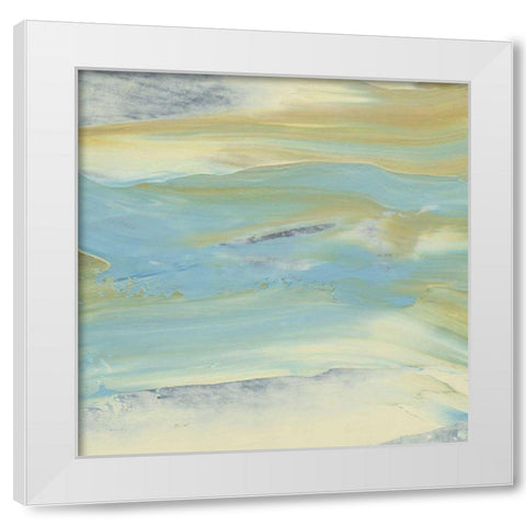 Waters Edge II White Modern Wood Framed Art Print by Ludwig, Alicia