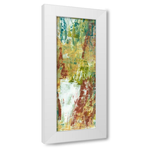 Staccato III White Modern Wood Framed Art Print by Holland, Julie