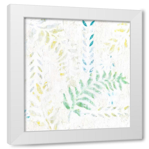 Fresco I White Modern Wood Framed Art Print by Fagalde, Jarman
