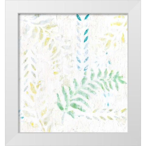 Fresco I White Modern Wood Framed Art Print by Fagalde, Jarman