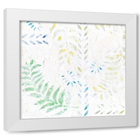 Fresco II White Modern Wood Framed Art Print by Fagalde, Jarman