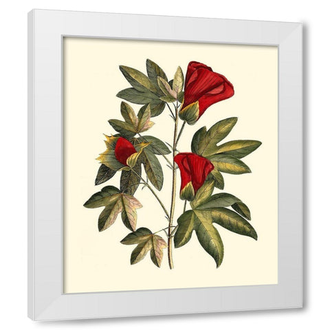 Jennas Flowers II White Modern Wood Framed Art Print by Sellier