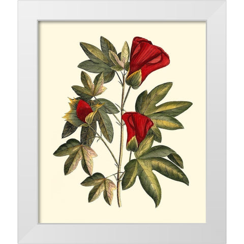 Jennas Flowers II White Modern Wood Framed Art Print by Sellier