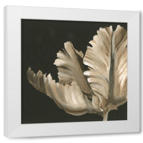 Classical Blooms II White Modern Wood Framed Art Print by Harper, Ethan