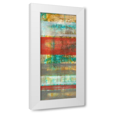 Suspended Kinesis I White Modern Wood Framed Art Print by Goldberger, Jennifer