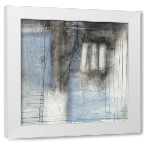 Obscured II White Modern Wood Framed Art Print by Goldberger, Jennifer