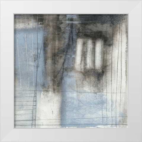 Obscured II White Modern Wood Framed Art Print by Goldberger, Jennifer