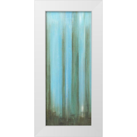 Sky Lights I White Modern Wood Framed Art Print by Goldberger, Jennifer