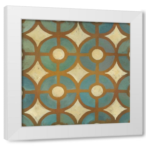 Rustic Symmetry III White Modern Wood Framed Art Print by Zarris, Chariklia