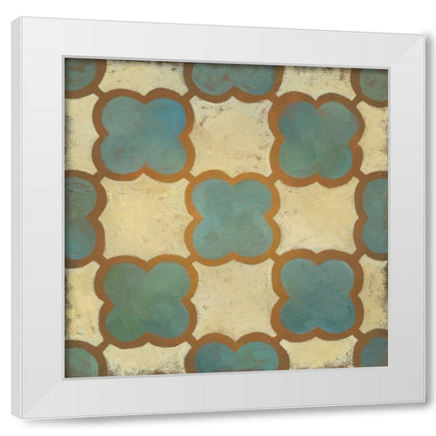 Rustic Symmetry IV White Modern Wood Framed Art Print by Zarris, Chariklia